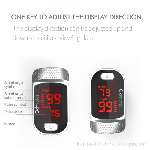 finger clip oximetre with the best fingertip pulse oximetro with LED screen fingertip oximetre